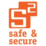 : Het logo van S2, een erkend merk voor anti-inbraak- en inbraakpreventieproducten.