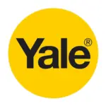 Het logo van Yale, een vertrouwd merk voor inbraakbeveiliging en anti-inbraakoplossingen.